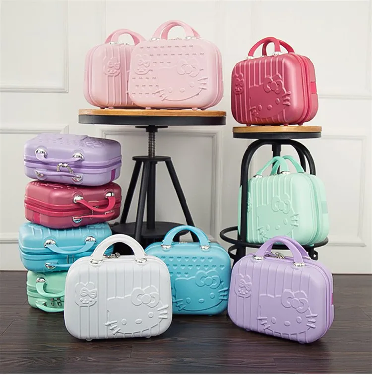 Hello Kitty Cartoon ABS Casual Storage Trolley Case