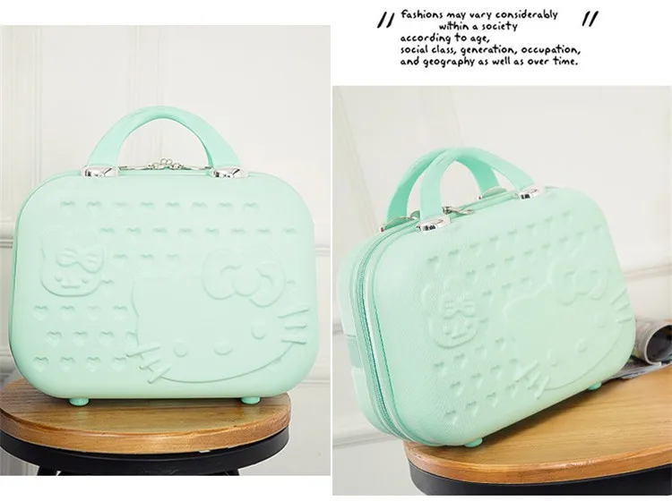 Hello Kitty Cartoon ABS Casual Storage Trolley Case