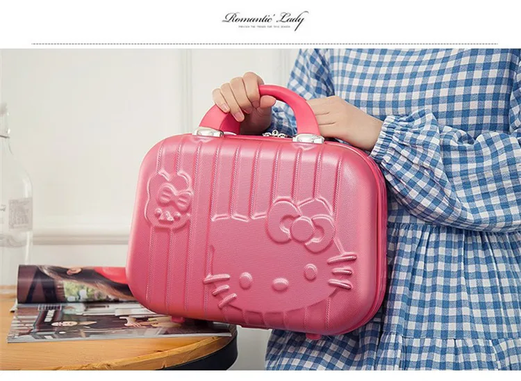Hello Kitty Cartoon ABS Casual Storage Trolley Case