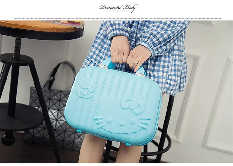 Hello Kitty Cartoon ABS Casual Storage Trolley Case