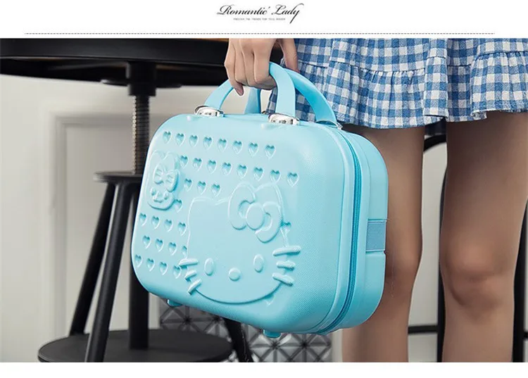 Hello Kitty Cartoon ABS Casual Storage Trolley Case