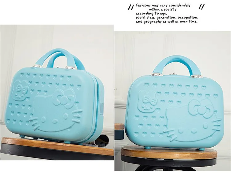 Hello Kitty Cartoon ABS Casual Storage Trolley Case