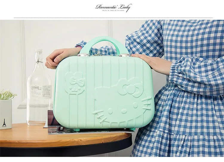 Hello Kitty Cartoon ABS Casual Storage Trolley Case