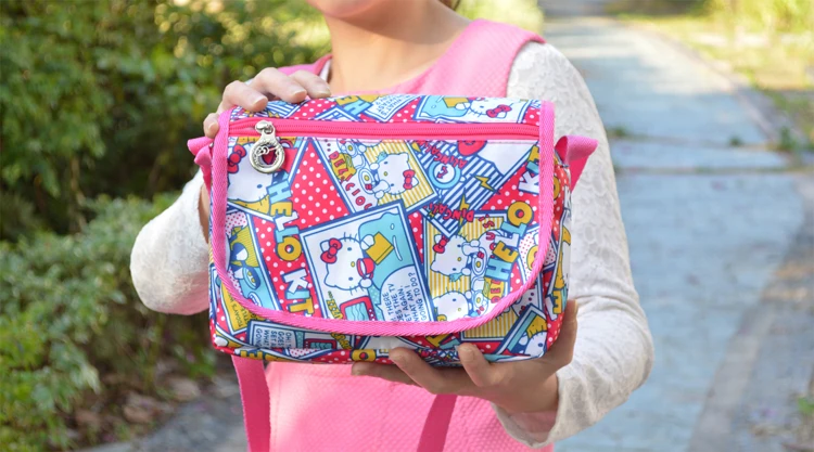 Cartoon Hello Kitty Oxford Mini Crossbody Bag