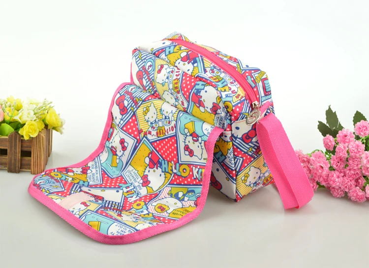 Cartoon Hello Kitty Oxford Mini Crossbody Bag