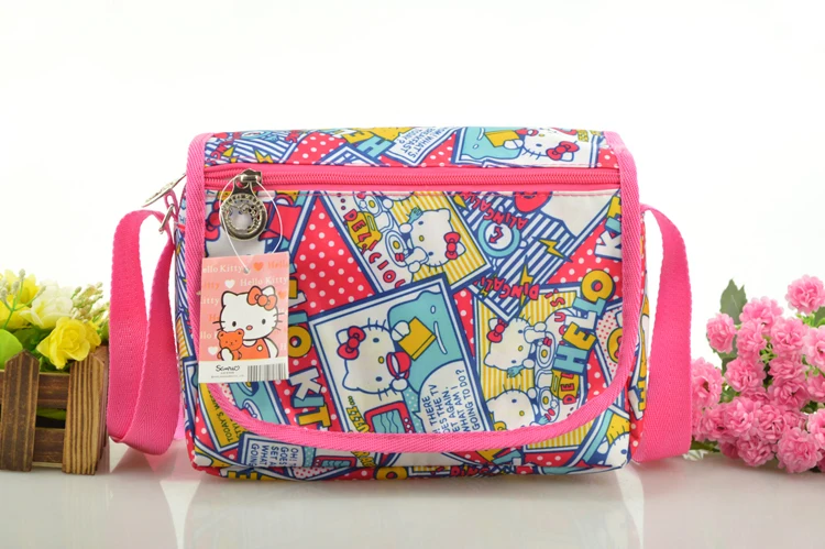 Cartoon Hello Kitty Oxford Mini Crossbody Bag