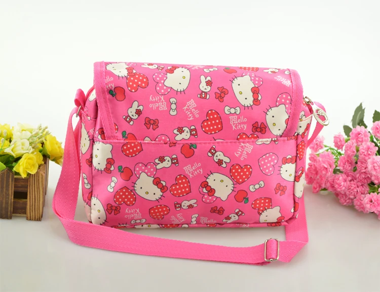 Cartoon Hello Kitty Oxford Mini Crossbody Bag