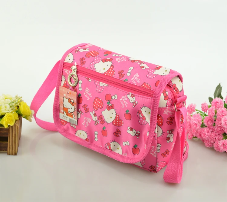Cartoon Hello Kitty Oxford Mini Crossbody Bag