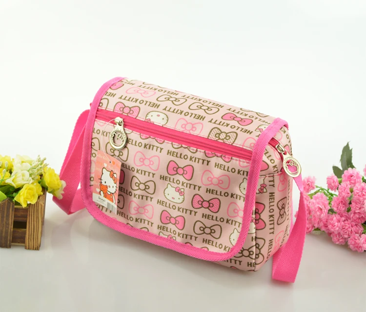 Cartoon Hello Kitty Oxford Mini Crossbody Bag