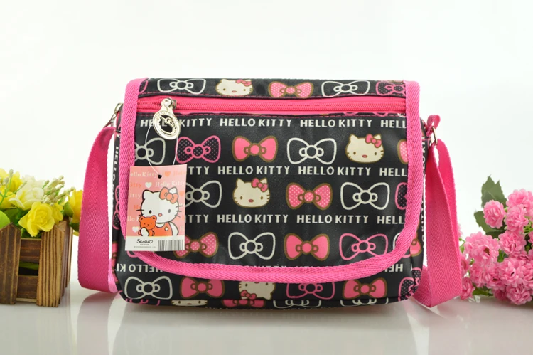 Cartoon Hello Kitty Oxford Mini Crossbody Bag