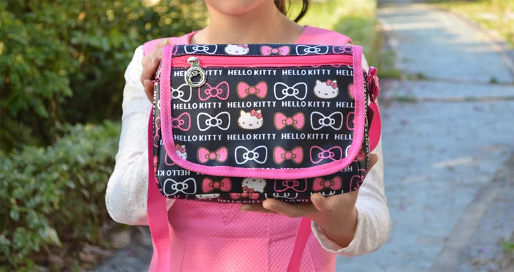 Cartoon Hello Kitty Oxford Mini Crossbody Bag