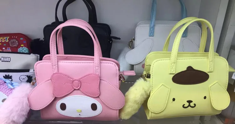 Cartoon Hello Kitty My Melody Cinnamoroll PomPomPurin Handbag Cartoon Hello Kitty My Melody Cinnamoroll PomPomPurin Handbag