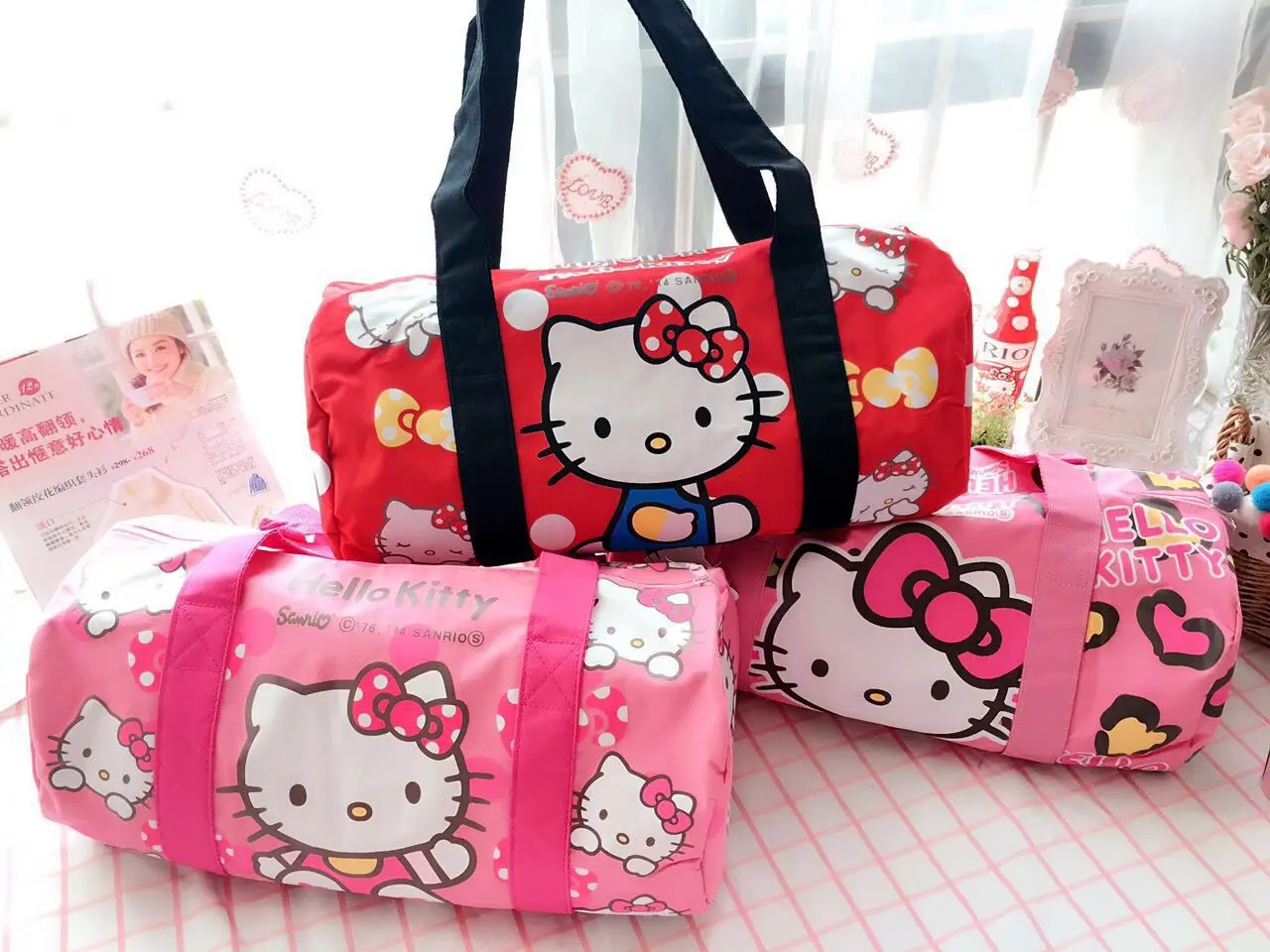 Cartoon Hello Kitty Star Shoulder Bag
