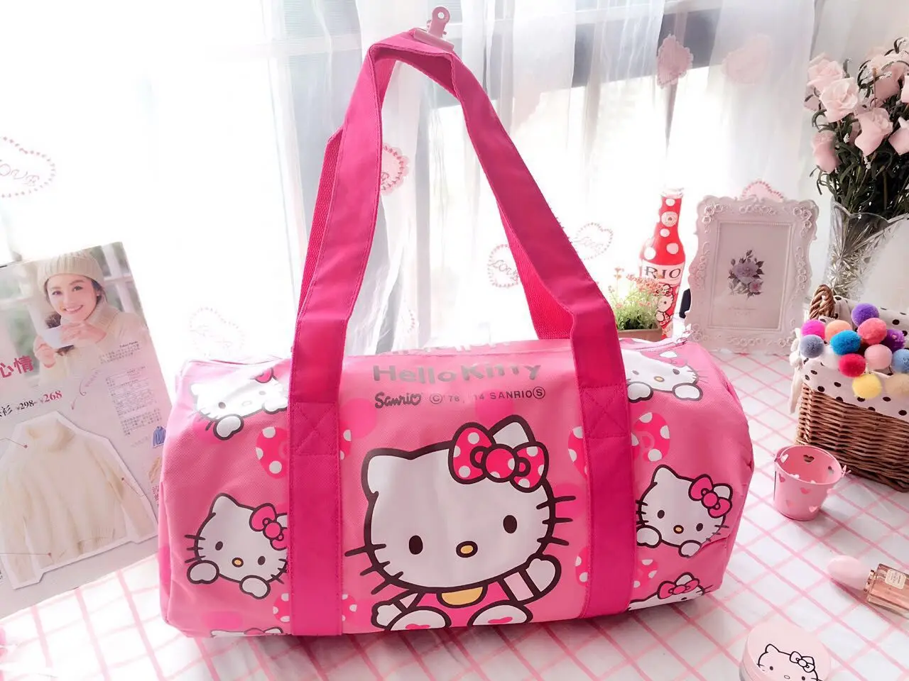 Cartoon Hello Kitty Star Shoulder Bag