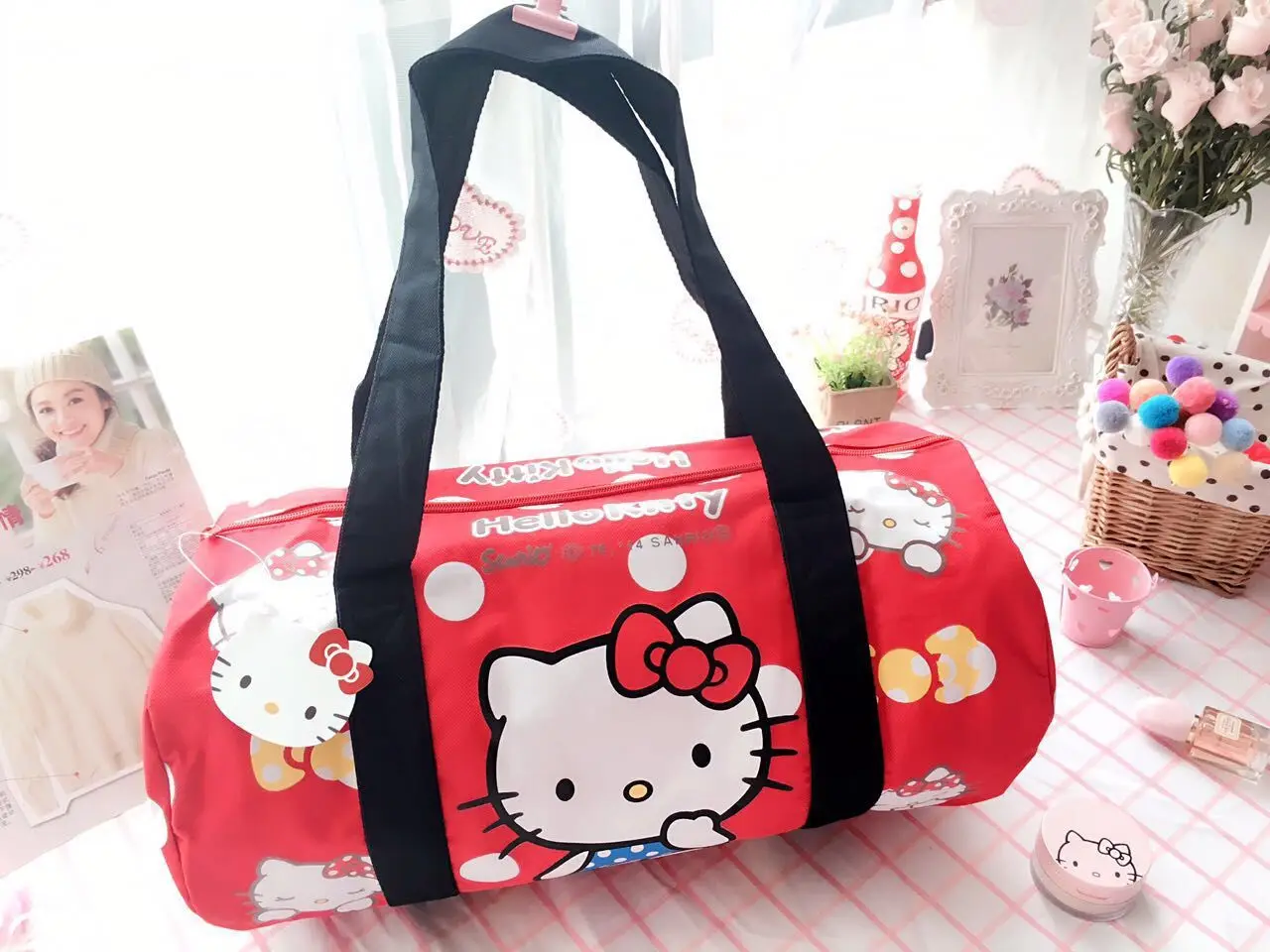 Cartoon Hello Kitty Star Shoulder Bag