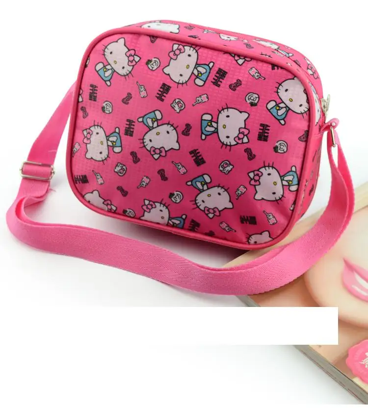 Cartoon Hello Kitty Bowknot Oxford Shoulder Bag