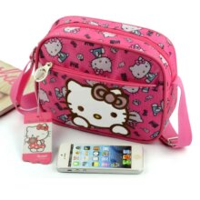 Cartoon Hello Kitty Bowknot Oxford Shoulder Bag Cartoon Hello Kitty Bowknot Oxford Shoulder Bag