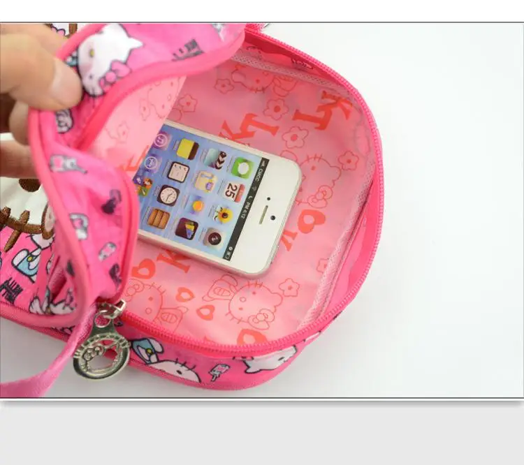 Cartoon Hello Kitty Bowknot Oxford Shoulder Bag