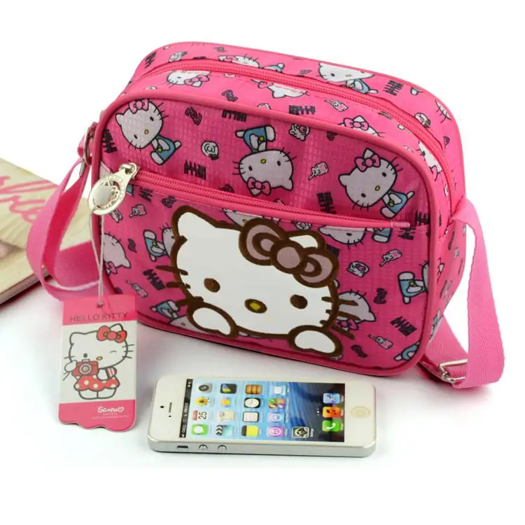 Cartoon Hello Kitty Bowknot Oxford Shoulder Bag