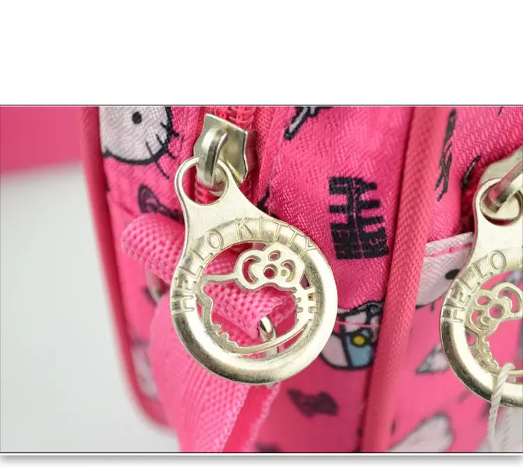 Cartoon Hello Kitty Bowknot Oxford Shoulder Bag
