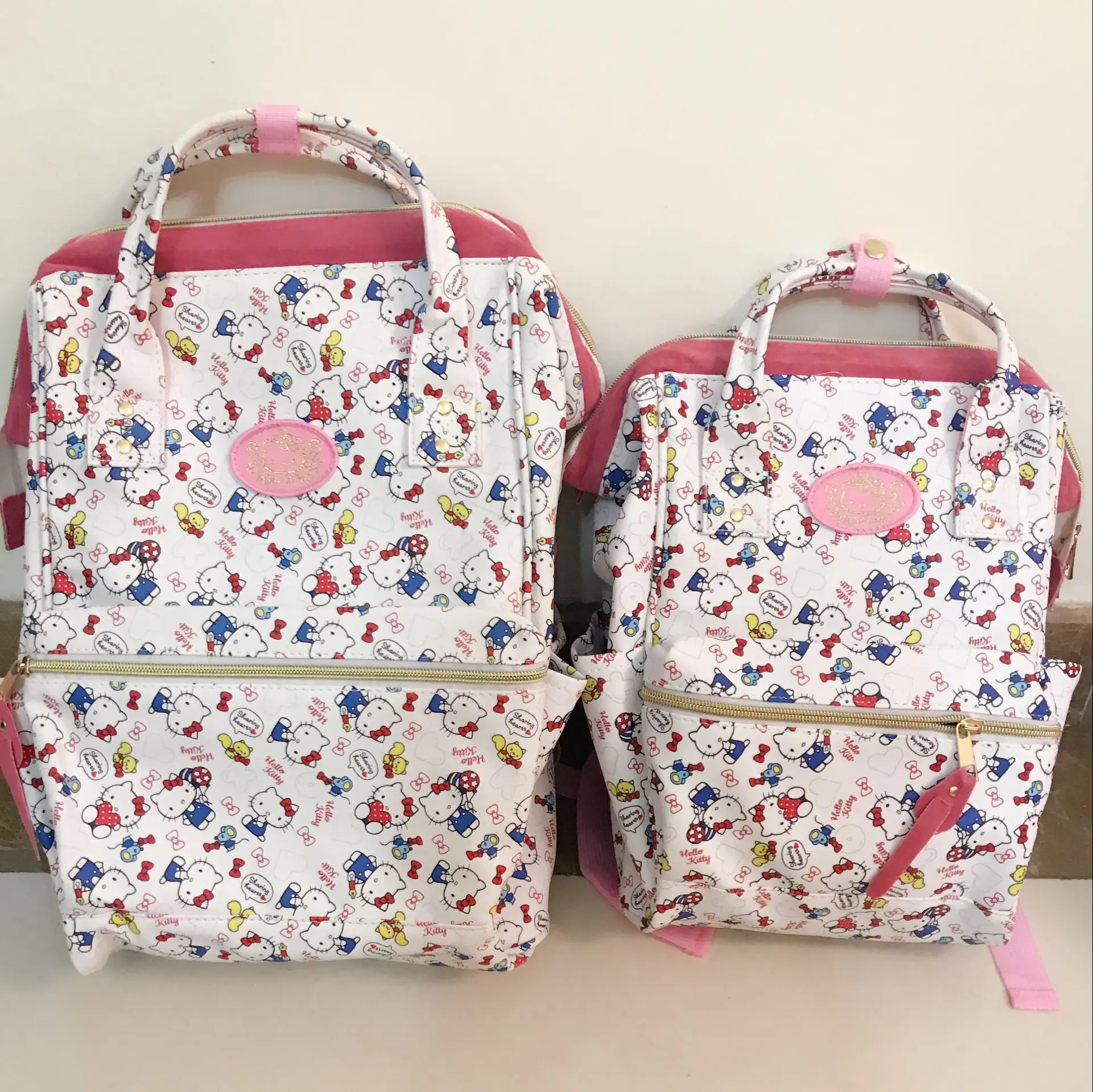 Cartoon Hello Kitty My Melody Printed Travel Bag