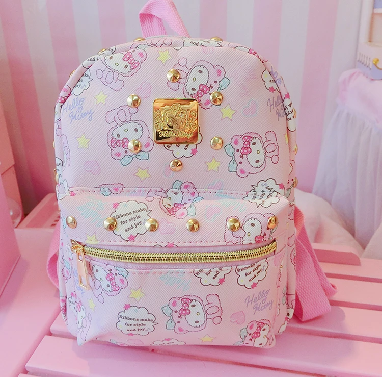 Cartoon Hello Kitty Pattern Travel Bag