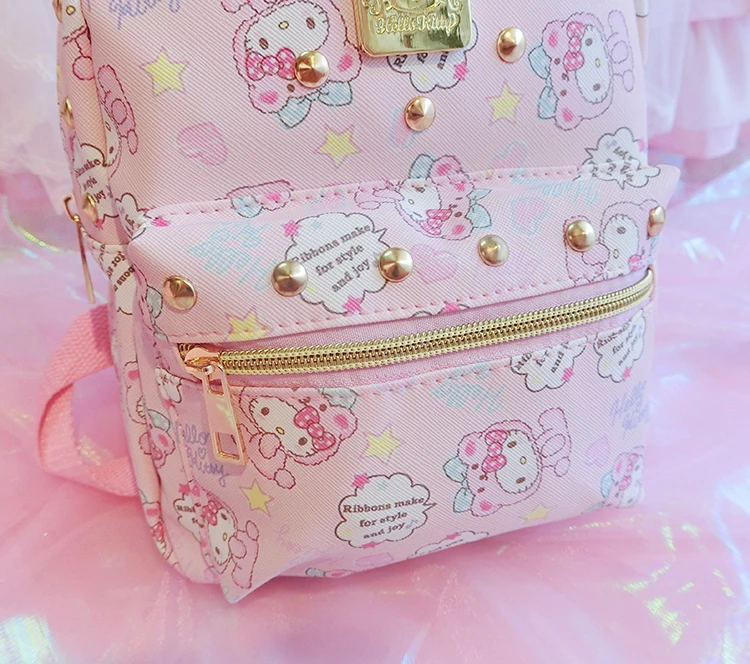 Cartoon Hello Kitty Pattern Travel Bag