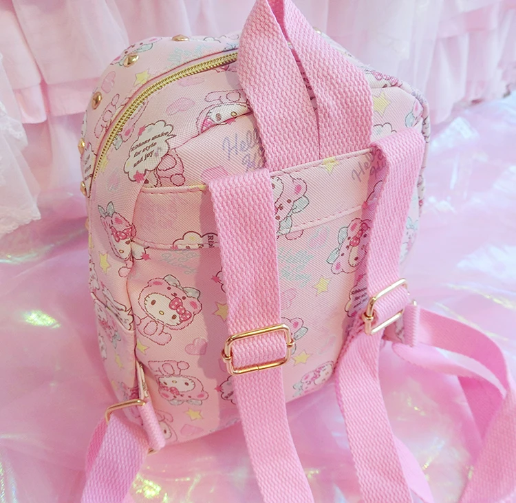 Cartoon Hello Kitty Pattern Travel Bag