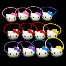 Hello Kitty Cartoon Soft Plastic Snap Hairpin Hello Kitty Cartoon Soft Plastic Snap Hairpin