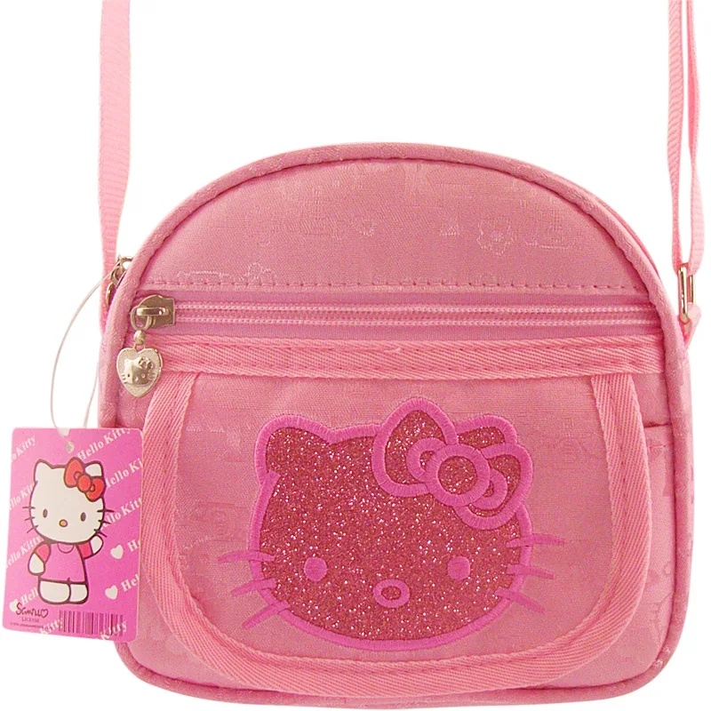 Cartoon Pink Hello Kitty Shoulder Handbag For Girls Cartoon Pink Hello Kitty Shoulder Handbag For Girls