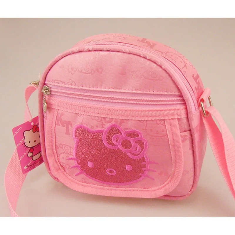 Cartoon Pink Hello Kitty Shoulder Handbag For Girls Cartoon Pink Hello Kitty Shoulder Handbag For Girls
