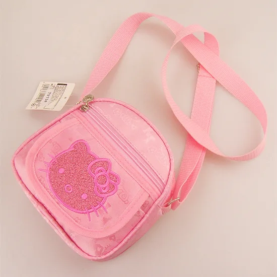Cartoon Pink Hello Kitty Shoulder Handbag For Girls Cartoon Pink Hello Kitty Shoulder Handbag For Girls