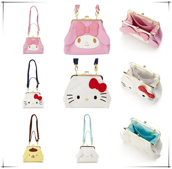 Hello Kitty My Melody Cinnamoroll PomPomPurin Model Shoulder Bag For Women