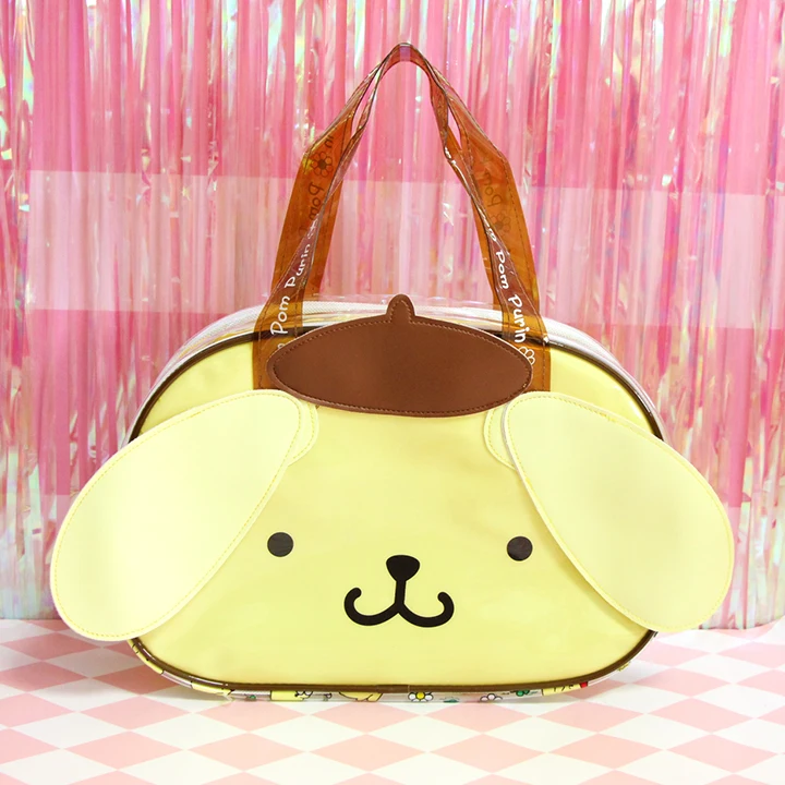 My Melody Hello Kitty Cinnamoroll Dog Transparent Jelly Totes Handbag My Melody Hello Kitty Cinnamoroll Dog Transparent Jelly Totes Handbag
