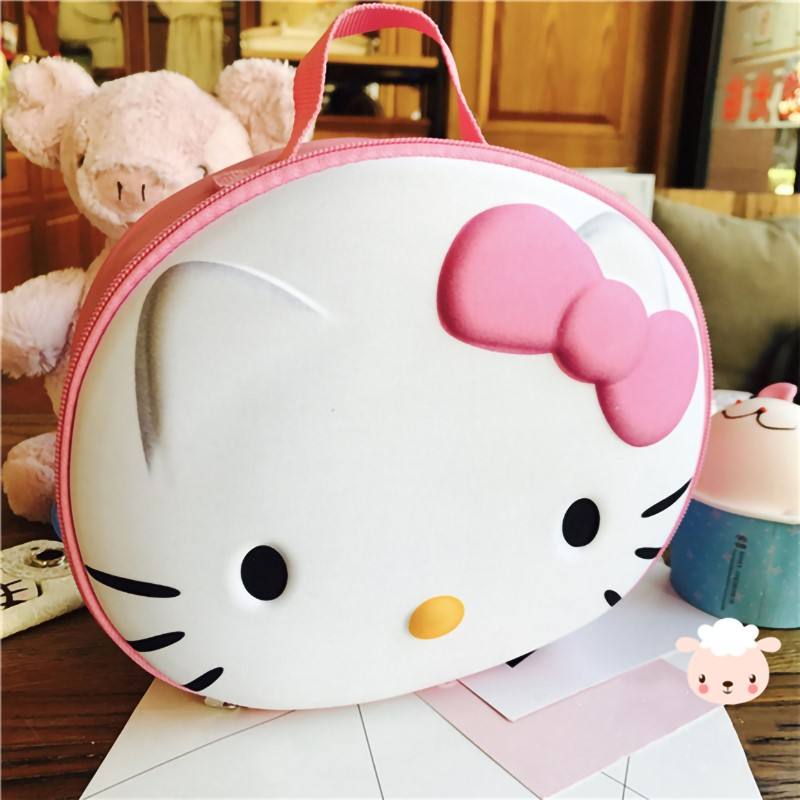 Hello Kitty 3D Cartoon Storage Portable Makeup Cosmetic Case