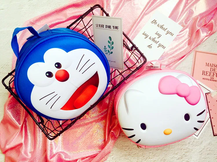Hello Kitty 3D Cartoon Storage Portable Makeup Cosmetic Case