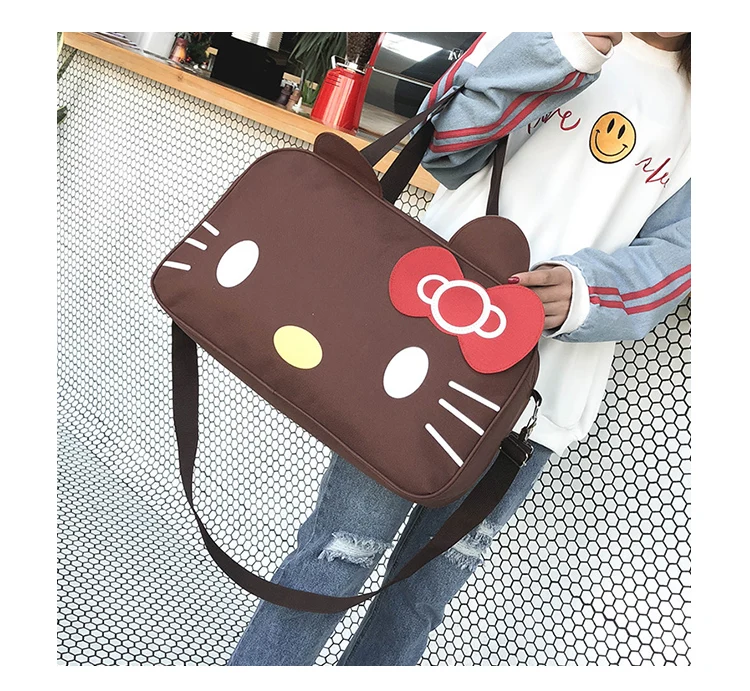 Hello Kitty Cartoon Cat Travel Large Capacity Waterproof Storage Bag