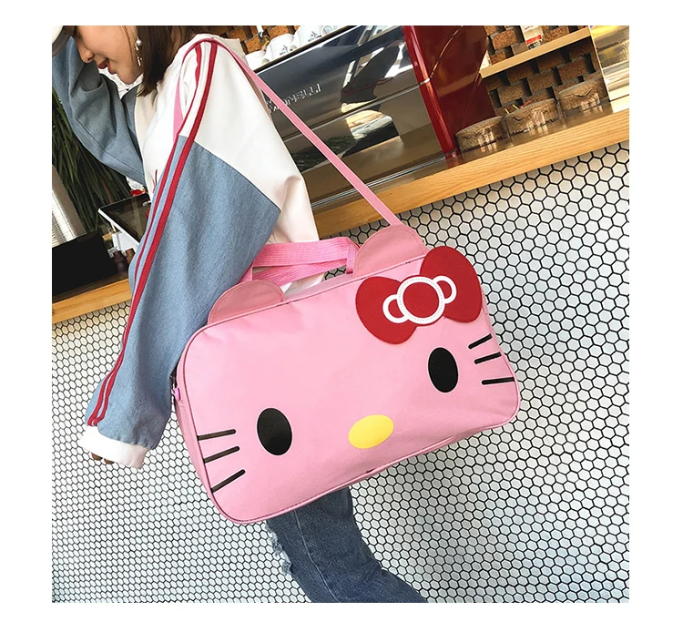 Hello Kitty Cartoon Cat Travel Large Capacity Waterproof Storage Bag