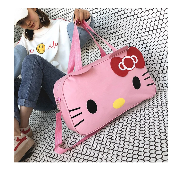Hello Kitty Cartoon Cat Travel Large Capacity Waterproof Storage Bag