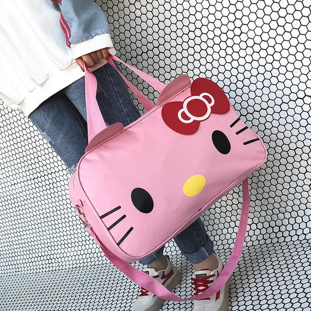 Hello Kitty Cartoon Cat Travel Large Capacity Waterproof Storage Bag