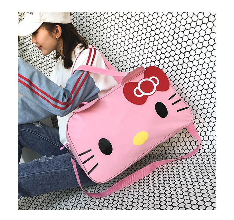 Hello Kitty Cartoon Cat Travel Large Capacity Waterproof Storage Bag