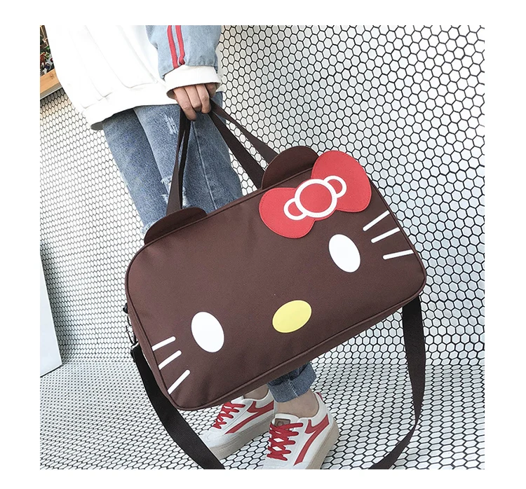 Hello Kitty Cartoon Cat Travel Large Capacity Waterproof Storage Bag