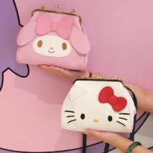 Cartoon Hello Kitty My Melody Cinnamoroll PomPomPurin Prints Shoulder Bag For Women Cartoon Hello Kitty My Melody Cinnamoroll PomPomPurin Prints Shoulder Bag For Women