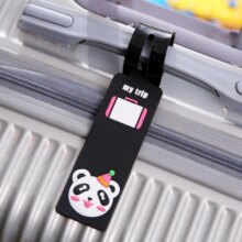 Cartoon Hello Kitty Duck Prints Suitcase Tag ID Holder Accessories Cartoon Hello Kitty Duck Prints Suitcase Tag ID Holder Accessories