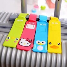 Cartoon Hello Kitty Duck Prints Suitcase Tag ID Holder Accessories Cartoon Hello Kitty Duck Prints Suitcase Tag ID Holder Accessories