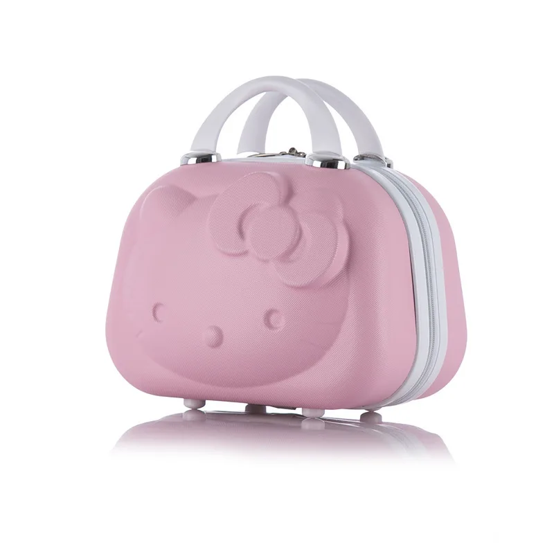 Cartoon 3D Hello Kitty Pattern Cosmetic Tourism Suitcase Cartoon 3D Hello Kitty Pattern Cosmetic Tourism Suitcase