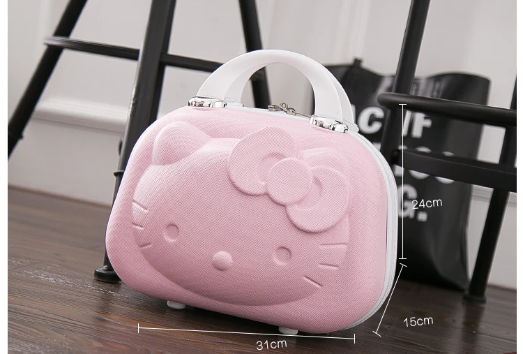 Cartoon Hello Kitty Makeup Cosmetic Case Box