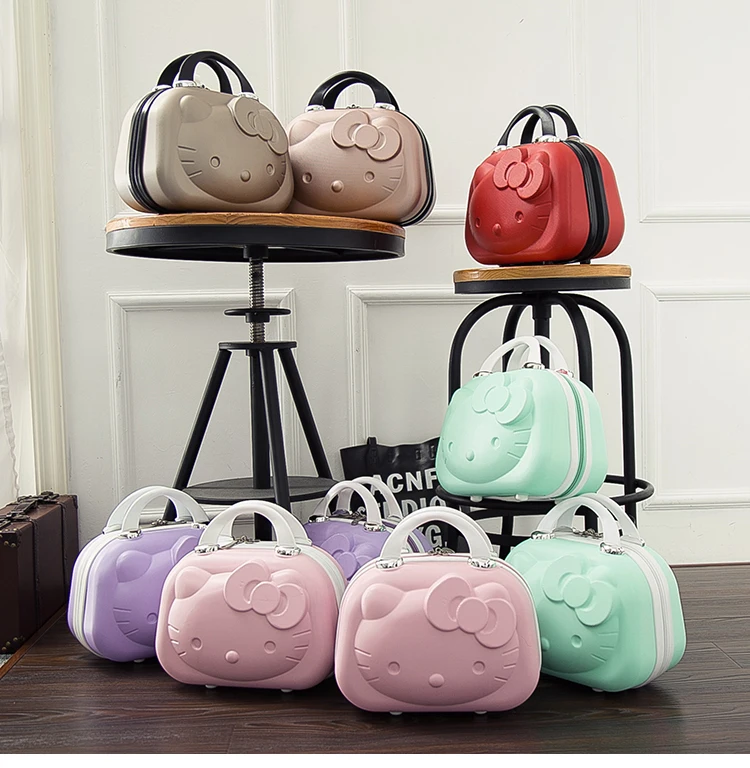 Cartoon Hello Kitty Makeup Cosmetic Case Box