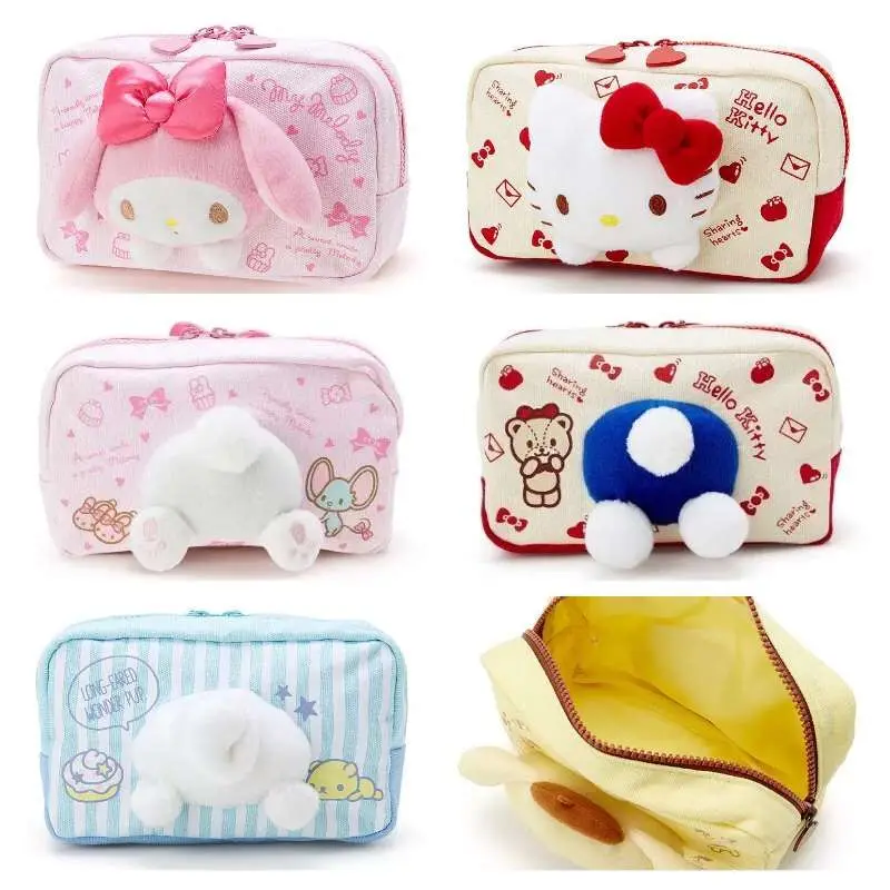 Hello Kitty My Melody Cinnamoroll Pudding Dog Cartoon Cosmetic Bag