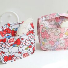 Cartoon Hello Kitty My Melody Cinnamoroll Pattern Makeup Bag Cartoon Hello Kitty My Melody Cinnamoroll Pattern Makeup Bag